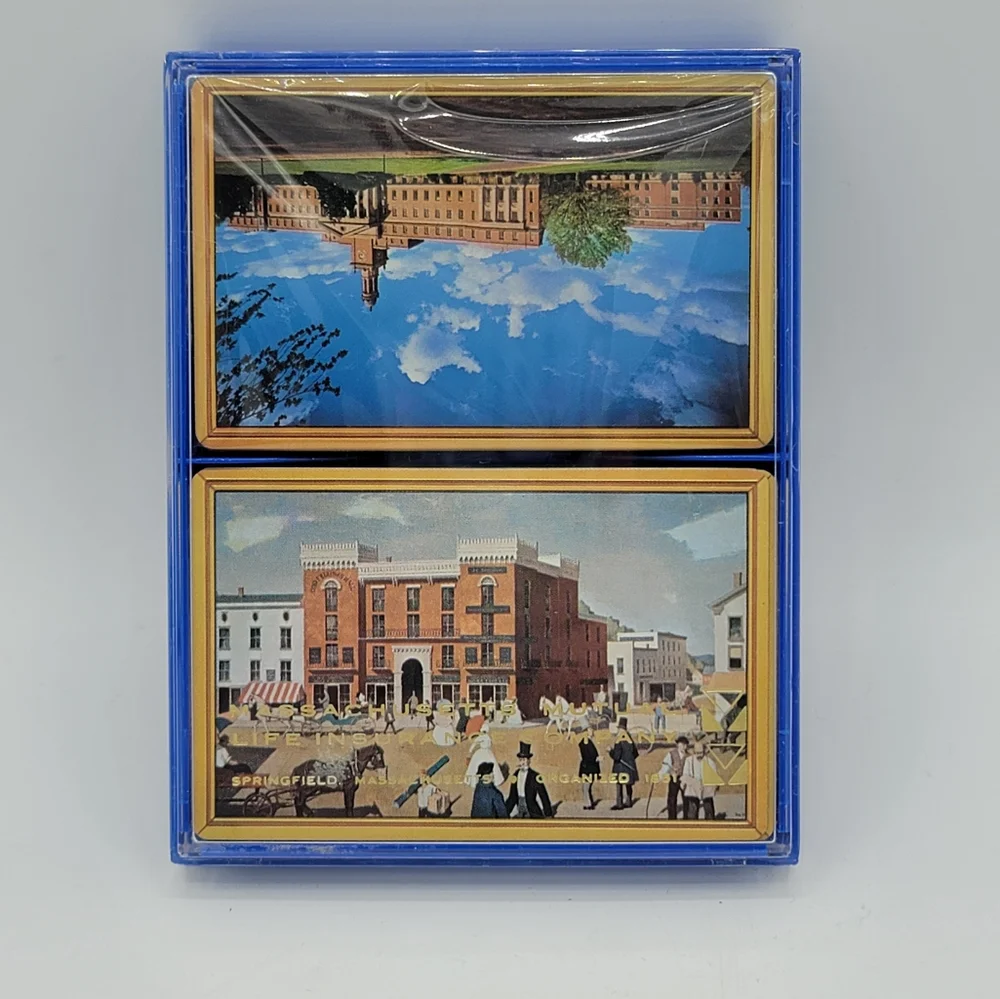 MassMutual Vintage Playing Cards Set - Springfield MA Scenes, 1 Sealed Deck - Picture 5 of 5